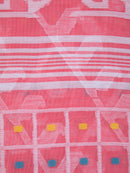 Women's Soft Cotton Jamdani Saree Without Blouse Piece