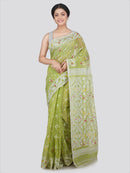 Women's Soft Cotton Jamdani Saree Without Blouse Piece