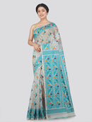 Women's Soft Cotton Jamdani Saree Without Blouse Piece
