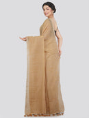 Women's Cotton Saree With Unstitched Blouse Piece