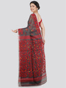 Women's Soft Cotton Jamdani Saree Without Blouse Piece