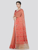 Handloom Women's Soft Cotton Jamdani Saree