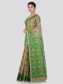 Handloom Women's Soft Cotton Jamdani Saree