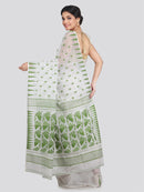 Women's Cotton Jamdani Saree Without Blouse Piece