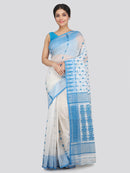 Women's Cotton Jamdani Saree Without Blouse Piece