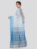 Women's Cotton Jamdani Saree Without Blouse Piece