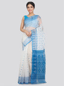 Women's Cotton Jamdani Saree Without Blouse Piece