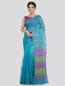 Women's Cotton Jamdani Saree Without Blouse Piece