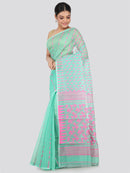 Women's Handloom Jamdani Saree without Blouse Piece