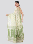 Women's Handloom Jamdani Saree without Blouse Piece