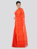 Women's Handloom Jamdani Saree without Blouse Piece