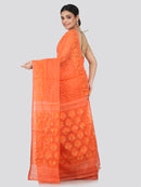 Women's Handloom Jamdani Saree without Blouse Piece