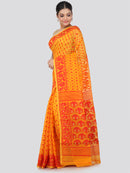 Women's Handloom Jamdani Saree without Blouse Piece