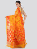 Women's Handloom Jamdani Saree without Blouse Piece