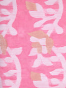 Women's Soft Cotton Blend Jamdani Saree Without Blouse Piece