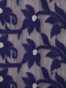 Women's Soft Cotton Blend Jamdani Saree Without Blouse Piece
