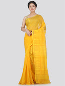 Women's Soft Cotton Blend Jamdani Saree Without Blouse Piece