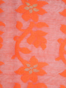Women's Soft Cotton Blend Jamdani Saree Without Blouse Piece