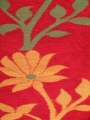 Women's Soft Cotton Blend Jamdani Saree Without Blouse Piece