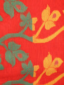 Women's Soft Cotton Blend Jamdani Saree Without Blouse Piece