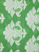 Women's Soft Cotton Blend Jamdani Saree Without Blouse Piece