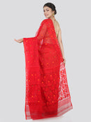 Handloom Women's Soft Cotton Jamdani Saree