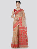 Handloom Women's Soft Cotton Jamdani Saree