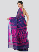 Women's Handloom Jamdani Saree without Blouse Piece