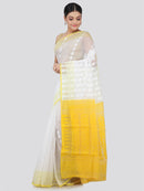 Women's Handloom Jamdani Saree without Blouse Piece
