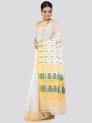 Women's Handloom Jamdani Saree without Blouse Piece
