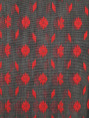 Women's Handloom Jamdani Saree without Blouse Piece