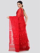 Women's Handloom Jamdani Saree without Blouse Piece