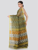Women's Handloom Jamdani Saree without Blouse Piece