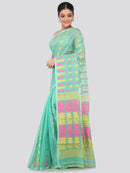 Women's Handloom Jamdani Saree without Blouse Piece