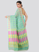 Women's Handloom Jamdani Saree without Blouse Piece