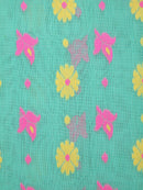 Women's Handloom Jamdani Saree without Blouse Piece