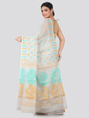 Women's Handloom Jamdani Saree without Blouse Piece
