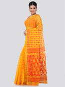 Women's Handloom Jamdani Saree without Blouse Piece