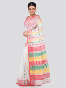 Women's Handloom Jamdani Saree without Blouse Piece