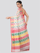 Women's Handloom Jamdani Saree without Blouse Piece