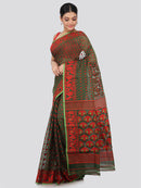 Women's Handloom Jamdani Saree without Blouse Piece