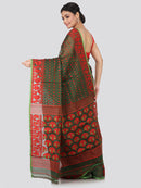 Women's Handloom Jamdani Saree without Blouse Piece