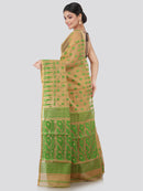 Women's Pure Cotton Jamdani Saree Without Blouse Piece
