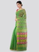 Women's Pure Cotton Jamdani Saree Without Blouse Piece