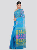 Women's Handloom Jamdani Saree without Blouse Piece