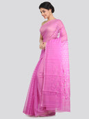 Women's Cotton Jamdani Saree Without Blouse Piece