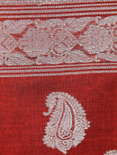 PinkLoom Women's Maroon Silk Kanjeevaram Saree