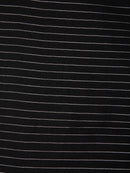 PinkLoom Women's Black Cotton Saree