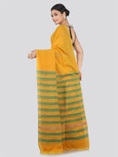 PinkLoom Women's Cotton Khesh Saree With Unstitched Blouse Piece