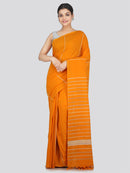 PinkLoom Women's Cotton Khesh Saree With Unstitched Blouse Piece